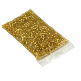 CUENTAS CRISTAL ORO BOLSA 100gm