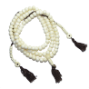 MALA HUESO BLANCO TRES CORDONES