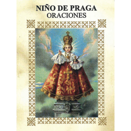 LIBRITO ORACIONES NIÑO DE PRAGA 7X5 CM