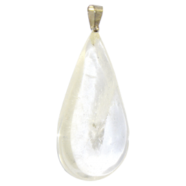COLGANTE LAGRIMA CUARZO CRISTAL 4CM APROX.
