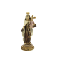 VIRGEN DEL CARMEN BASE DORADO RESINA 13cm