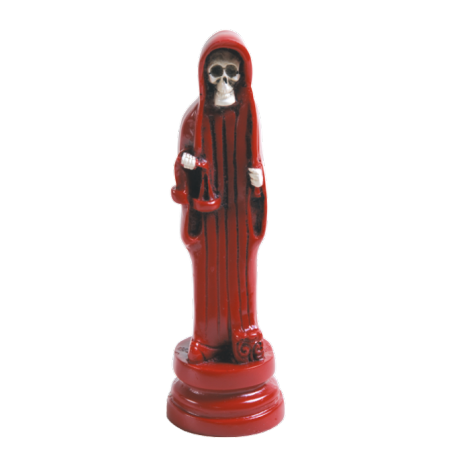 SANTA MUERTE ROJO 7CM APROX.