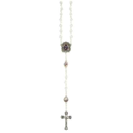 ROSARIO REF42 CRISTAL TALLADO ANTONIO 6mm PATER ROSA
