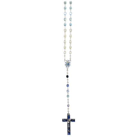 ROSARIO CRISTAL VARIADO MILAGROSA REF RO0386PA
