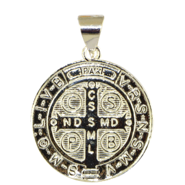 MEDALLA BENITO PLATA 3CM REF 32410