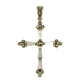 CRUZ PLATA NACARADA 3X2CM REF 38211 