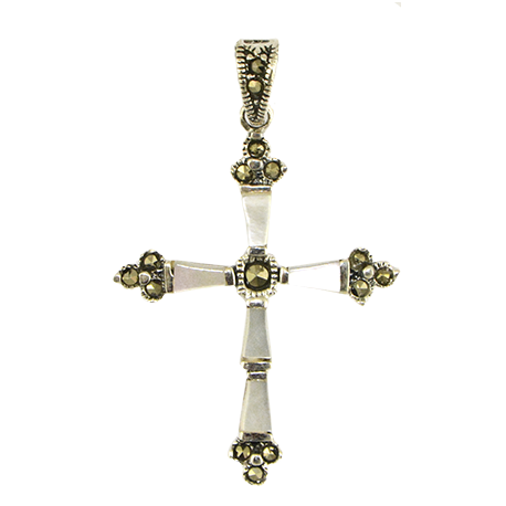 CRUZ PLATA NACARADA 3X2CM REF 38211 CRUZ PLATA NACARADA 3X2CM REF 38211