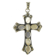 CRUZ PLATA NACARADA 4,5X 3CM REF 30469