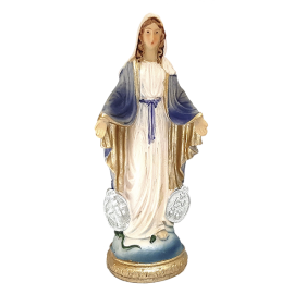 VIRGEN MILAGROSA 8cm BASE DORADA 02030553