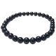 OBSIDIANA NEGRA 6mm BOLA PULSERA