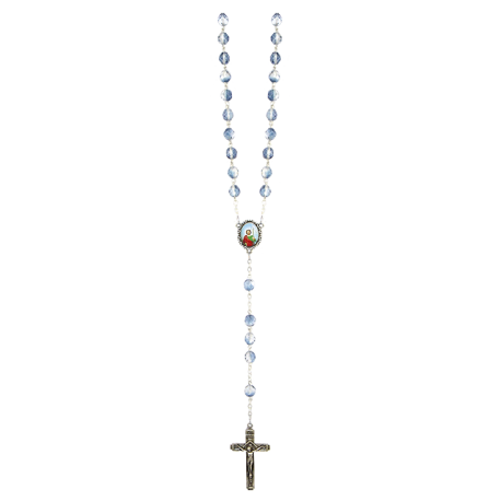 ROSARIO REF79 CRISTAL AZUL CLARO JUDAS ROSARIO REF79 CRISTAL AZUL CLARO JUDAS