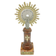 VIRGEN DEL PILAR 16cm PIE ALABASTRO MARRON 020650912