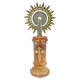 VIRGEN DEL PILAR 12cm ALABASTRO MARRON 020650910