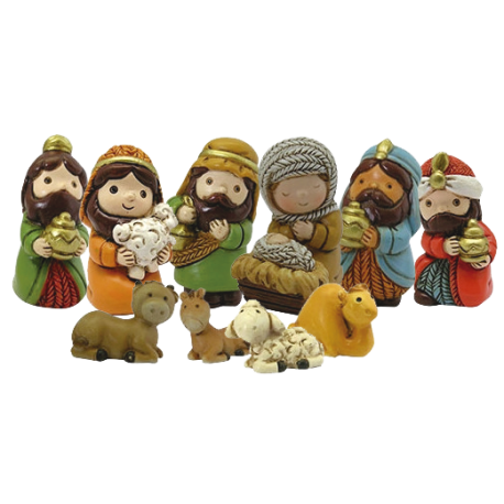 NACIMIENTO INFANTIL 11 FIGURAS 4CM 10023120