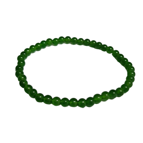 JADE NEFRITA 4mm PULSERA BOLA JADE NEFRITA 4mm PULSERA BOLA