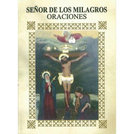 LIBRITO ORACIONES SEÑOR DE LOS MILAGROS 7X5 CM