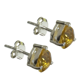 CIRCONITOS PENDIENTES PLATA