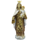 VIRGEN DEL CARMEN MADERA VIEJA 20CM REF 00567 04210