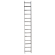 ESCALERA 35CM (14 PELDAÑOS) CROMADA