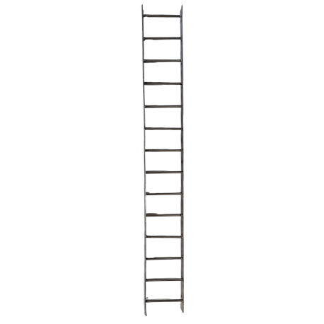 ESCALERA 35CM (14 PELDAÑOS) CROMADA