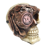 CALAVERA SK304 FIGURA DECORATIVA STEAMPUNK 12X11X15CM APROX