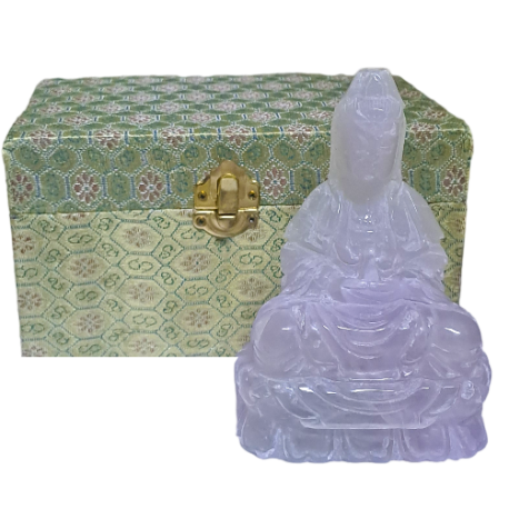 BUDA KUAN YIN FLUORITA 14CM 9094001