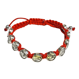 PULSERA CORDON ESCAPULARIO MEDALLA ROJO REF 13043433 