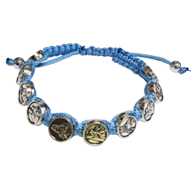 PULSERA CORDON ESCAPULARIO MEDALLA AZUL REF 13043436