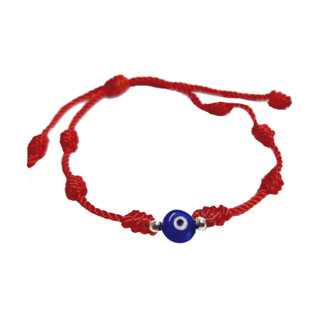 PULSERA CORDON ROJO OJO TURCO CRISTAL REF14447 