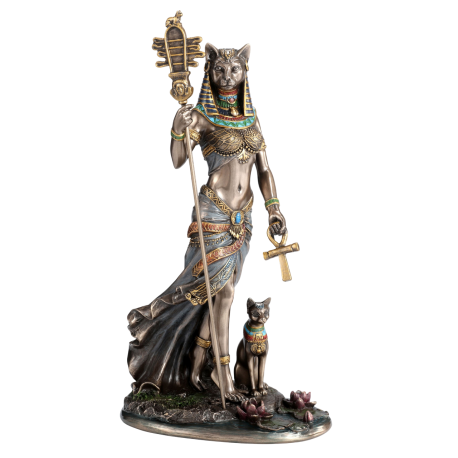 BASTET DIOSA EGIPCIA 15X10X27CM APROX REF 34490