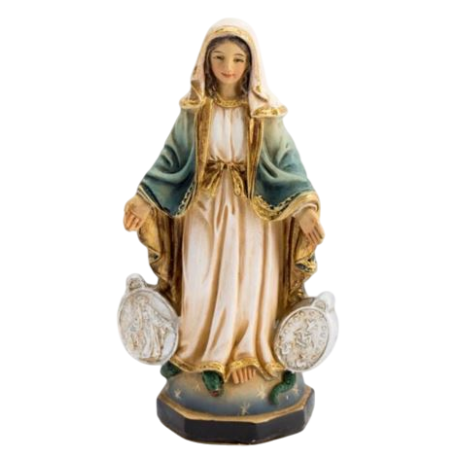 VIRGEN MILAGROSA MEDALLAS 8CM 15382 VIRGEN MILAGROSA MEDALLAS 8CM 15382