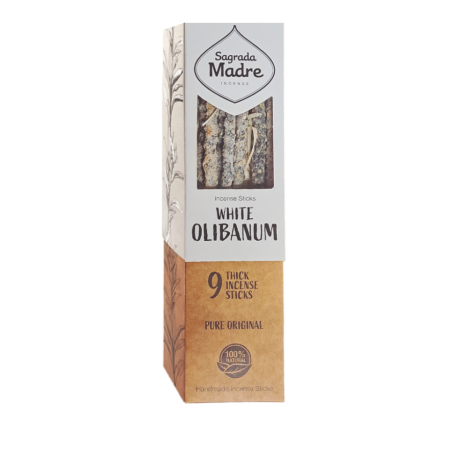 VARILLA SAGRADA MADRE HIERBAS GRUESO OLIVANO BLANCO VARILLA SAGRADA MADRE HIERBAS GRUESO OLIVANO BLANCO