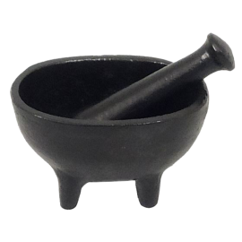 CUENCO DE HIERRO FUNDIDO 10X7X6CM APROX 33320