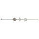 TRIPLE PROTECCION BENITO-NUDO BRUJAS-TETRAGRAMATON PULSERA PLATA