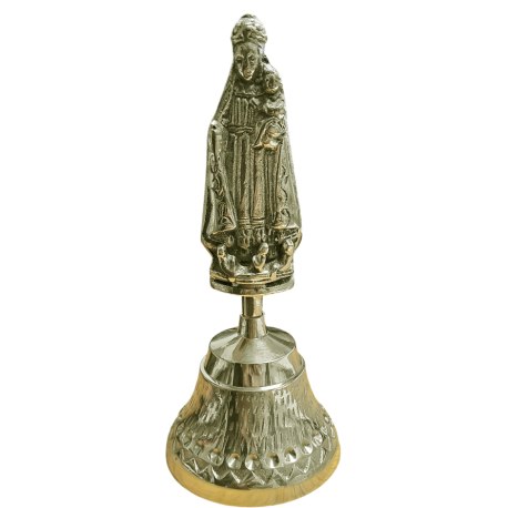 CAMPANA METAL CARIDAD DEL COBRE 16CM APROX CAMPANA METAL CARIDAD DEL COBRE 16CM APROX