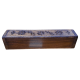 PORTA INCIENSO BAUL MADERA TALLADA 26X6X5CM APROX 9434019