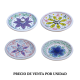 PORTA INCIENSO CERAMICA COLORES SURTIDOS 13X13CM APROX 13125007