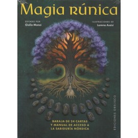 MAGIA RUNICA BARAJA 24 CARTAS Y MANUAL ACCESO