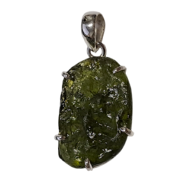 MOLDAVITA COLGANTE PLATA ENGARCE