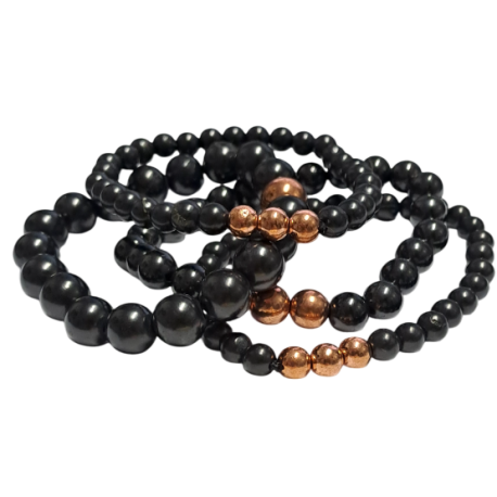 PULSERA SHUNGIT COBRE