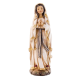 VIRGEN LOURDES BASE MARRON 13CM 0019411