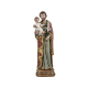 SAN JOSE CON NIÑO TELA REPUJADA 20CM 0015607