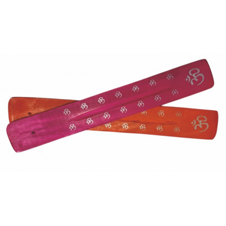 INCENSARIO TABLA MADERA OM 1X26X4CM REF 14923