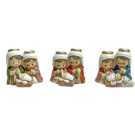 NACIMIENTO MINI 3,7CM VELO CON ARO DORADO 10023270