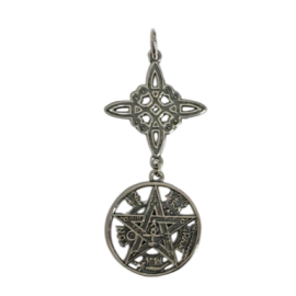 COLGANTE NUDO BRUJAS TETRAGRAMATON 4,5CM