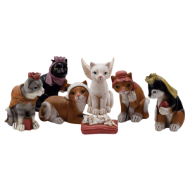 MISTERIO GATOS 15CM 7 PIEZAS REF 11601