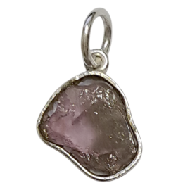 TURMALINA MULTICOLOR COLGANTE PLATA