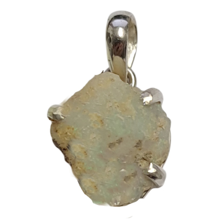 OPALO COLGANTE ENGARCE PLATA