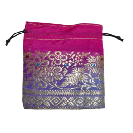 BOLSA TELA HINDU GRANDE 8X8CM APROX