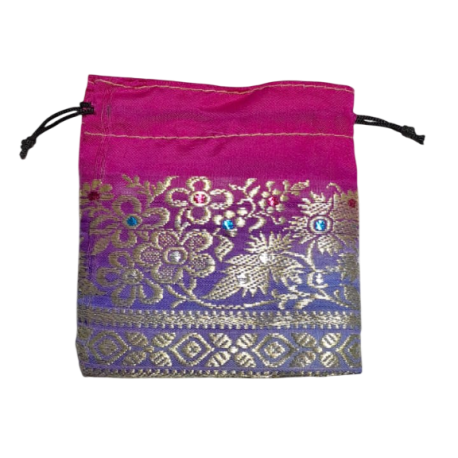 BOLSA TELA HINDU GRANDE 8X8CM APROX